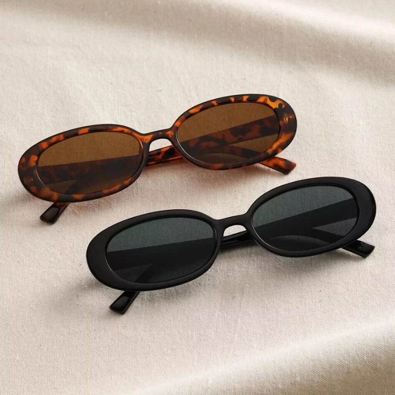 Luxury Lifestyle Store - Vintage Oval Sunglasses Women Luxury Brand