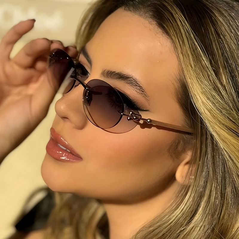 New Metal Frameless Oval Woman - Luxury Lifestyle Store ulasan dan harga