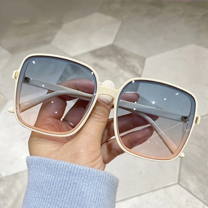 Vintage Oversized Square Sungl - Luxury Lifestyle Store ulasan dan harga