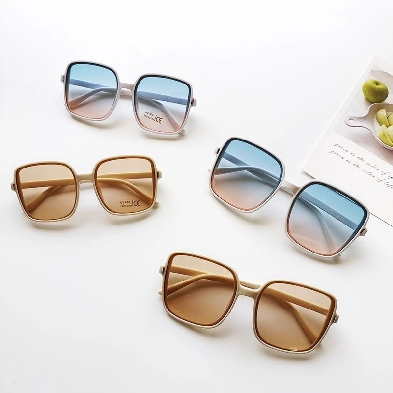 Vintage Oversized Square Sungl - Luxury Lifestyle Store ulasan dan harga