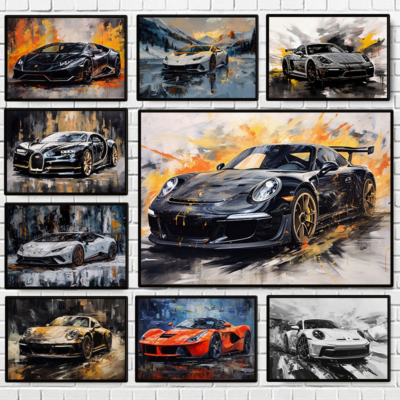 Modern Abstract Luxury Cars Po - Luxury Lifestyle Store ulasan dan harga