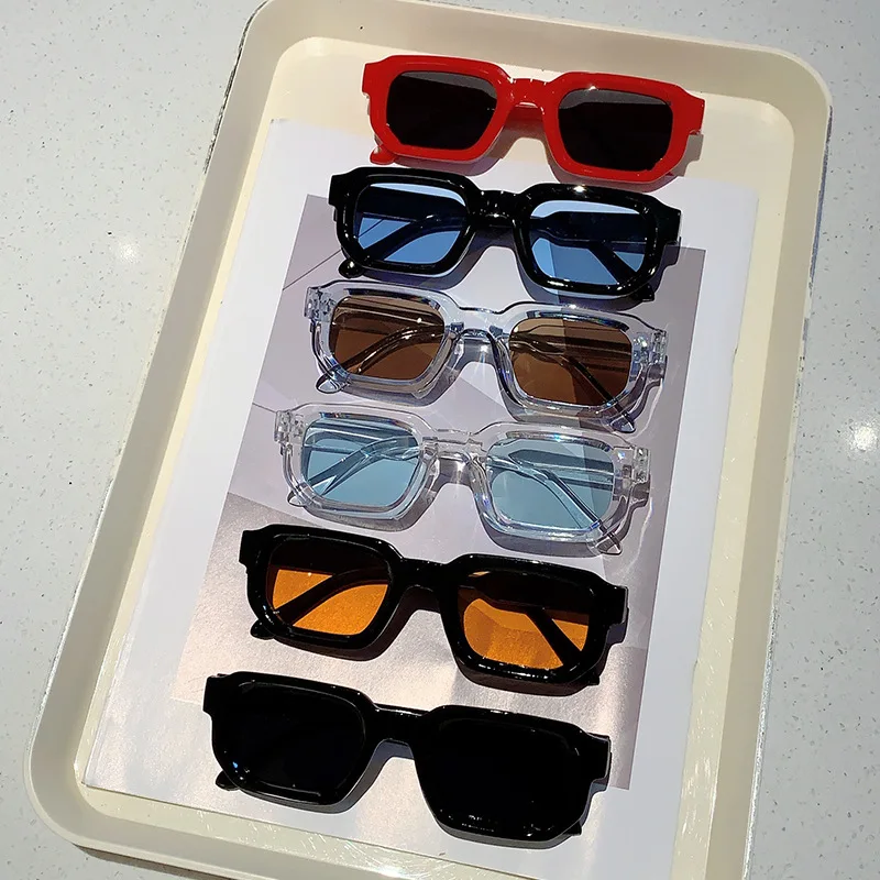 Vintage Rectangle Frame Sungla - Luxury Lifestyle Store ulasan dan harga