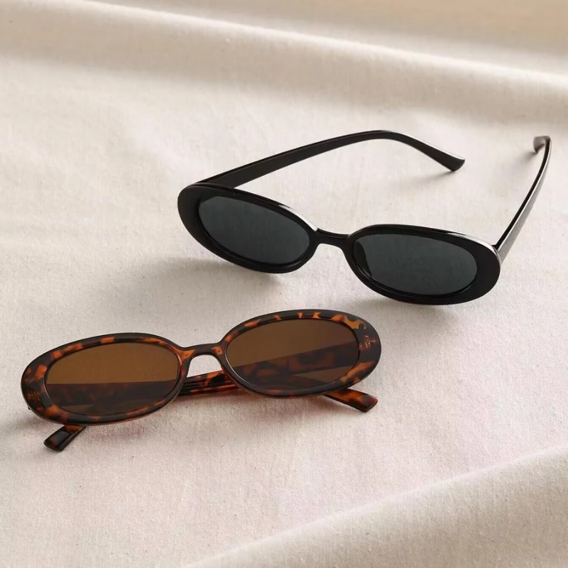 Vintage Oval Sunglasses Women  - Luxury Lifestyle Store ulasan dan harga