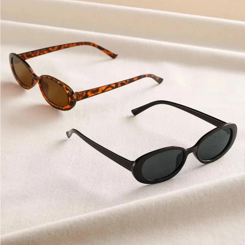Vintage Oval Sunglasses Women  - Luxury Lifestyle Store ulasan dan harga