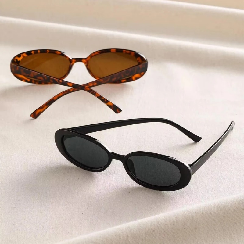 Vintage Oval Sunglasses Women  - Luxury Lifestyle Store ulasan dan harga